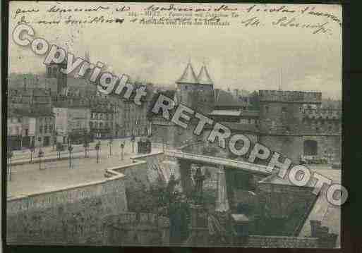 Ville de METZ Carte postale ancienne