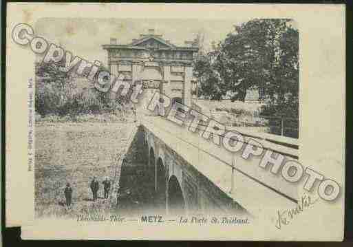 Ville de METZ Carte postale ancienne