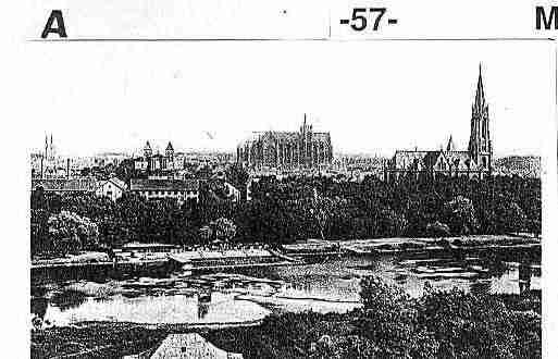 Ville de METZ Carte postale ancienne Ville de METZ Carte postale ancienne