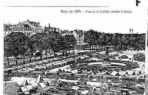 Ville de METZ Carte postale ancienne