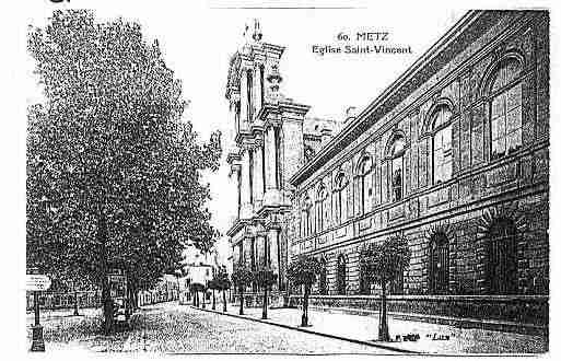 Ville de METZ Carte postale ancienne