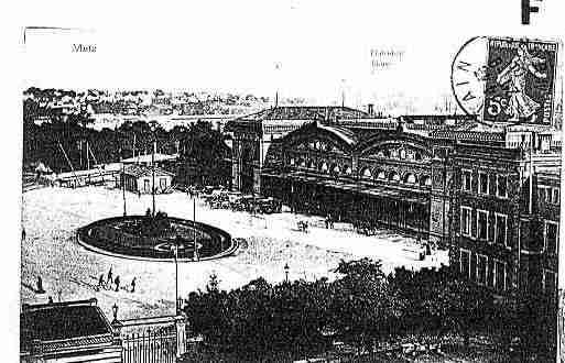 Ville de METZ Carte postale ancienne