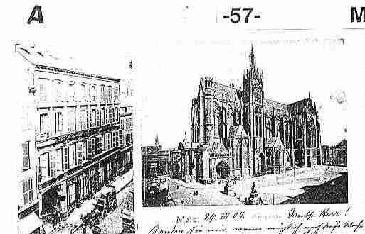 Ville de METZ Carte postale ancienne Ville de METZ Carte postale ancienne