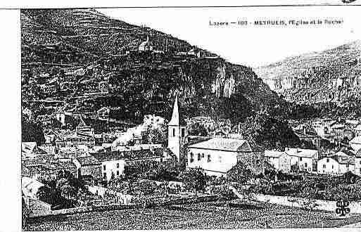 Ville de MEYRUEIS Carte postale ancienne