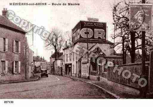 Ville de MEZIERESSURSEINE Carte postale ancienne