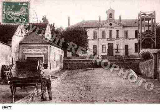 Ville de MEZIERESSURSEINE Carte postale ancienne