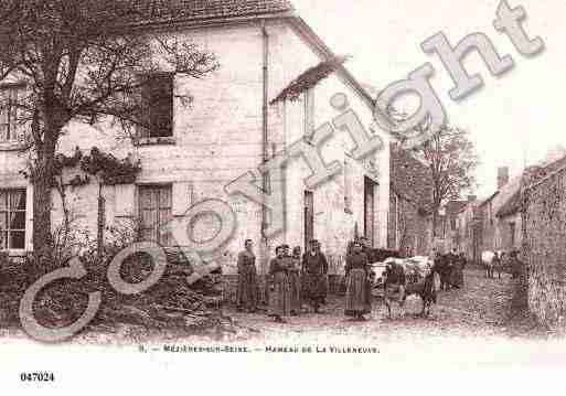 Ville de MEZIERESSURSEINE Carte postale ancienne