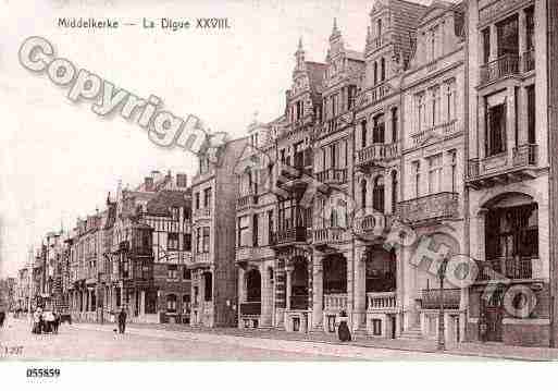 Ville de MIDDELKERKE Carte postale ancienne Ville de MIDDELKERKE Carte postale ancienne