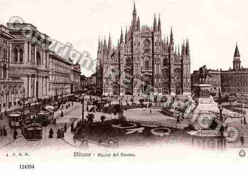 Ville de MILANO Carte postale ancienne Ville de MILANO Carte postale ancienne