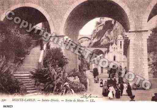 Ville de MONACO Carte postale ancienne Ville de MONACO Carte postale ancienne