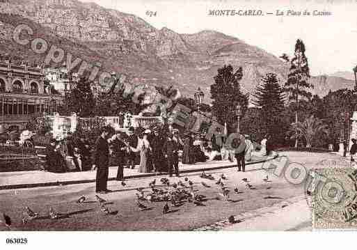 Ville de MONACO Carte postale ancienne