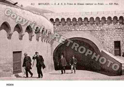 Ville de MONACO Carte postale ancienne
