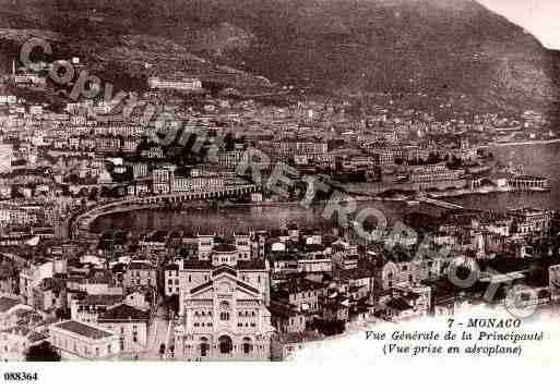 Ville de MONACO Carte postale ancienne