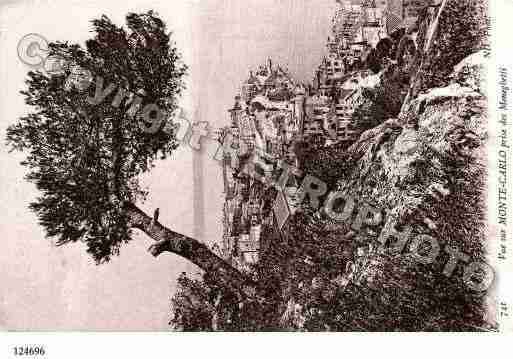Ville de MONACO Carte postale ancienne Ville de MONACO Carte postale ancienne