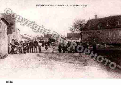 Ville de MONDONVILLESAINTJEAN Carte postale ancienne