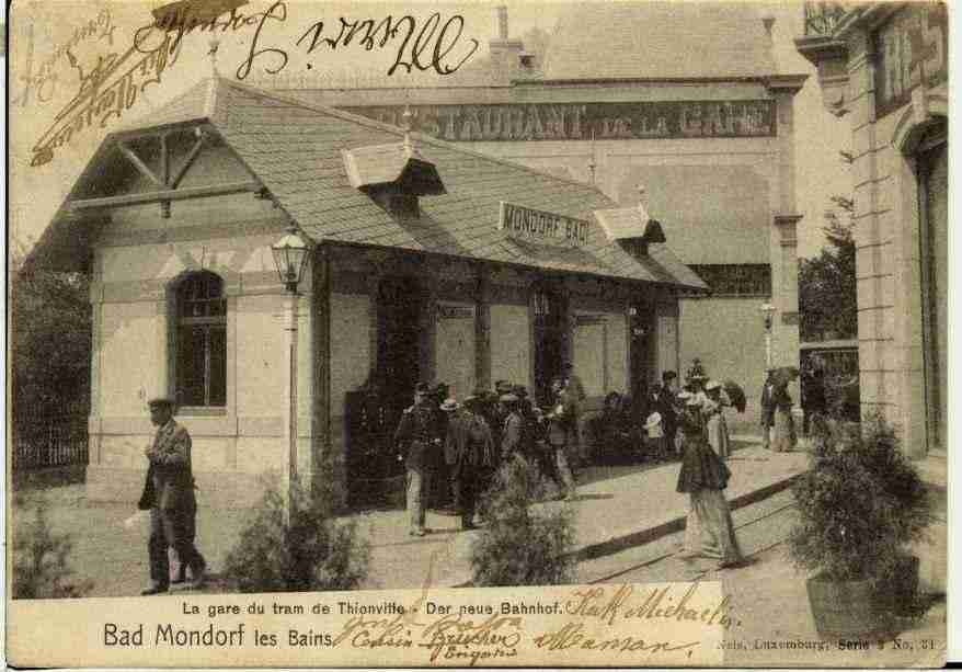 Ville de MONDORFLESBAINS Carte postale ancienne Ville de MONDORFLESBAINS Carte postale ancienne