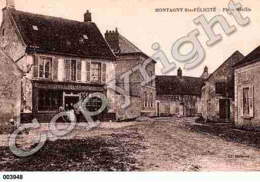 Ville de MONTAGNYSAINTEFELICITE Carte postale ancienne Ville de MONTAGNYSAINTEFELICITE Carte postale ancienne