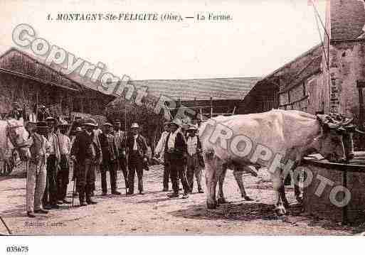 Ville de MONTAGNYSAINTEFELICITE Carte postale ancienne