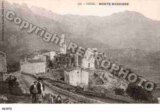 Ville de MONTEMAGGIORE Carte postale ancienne