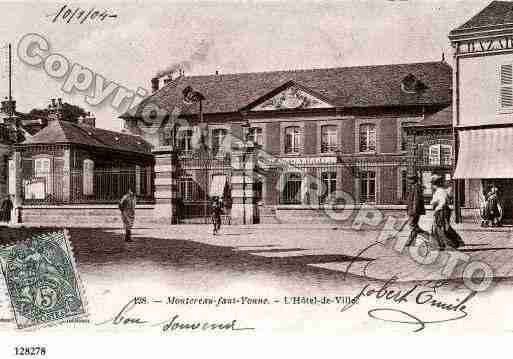 Ville de MONTEREAUFAUTYONNE Carte postale ancienne