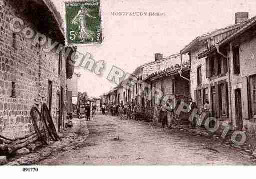 Ville de MONTFAUCOND\\\'ARGONNE Carte postale ancienne Ville de MONTFAUCOND\\\'ARGONNE Carte postale ancienne