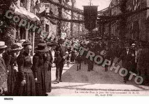 Ville de MONTFAUCONENVELAY Carte postale ancienne