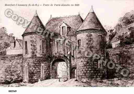 Ville de MONTFORTL\'AMAURY Carte postale ancienne