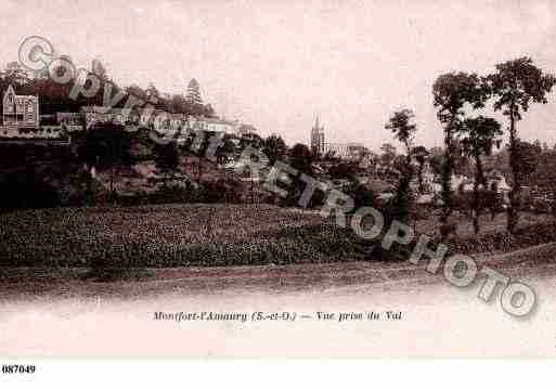 Ville de MONTFORTL\\\'AMAURY Carte postale ancienne