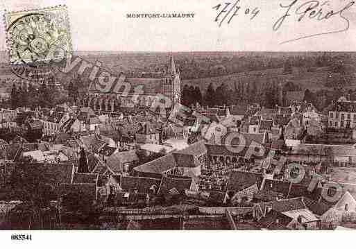 Ville de MONTFORTL\'AMAURY Carte postale ancienne