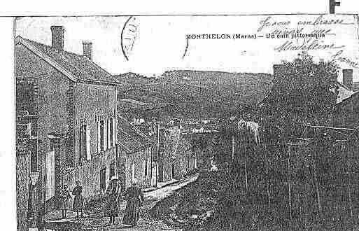 Ville de MONTHELON Carte postale ancienne