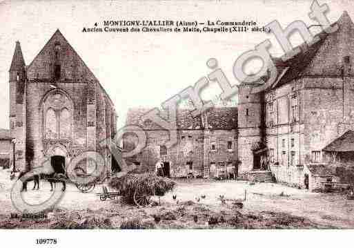 Ville de MONTIGNYL\'ALLIER Carte postale ancienne