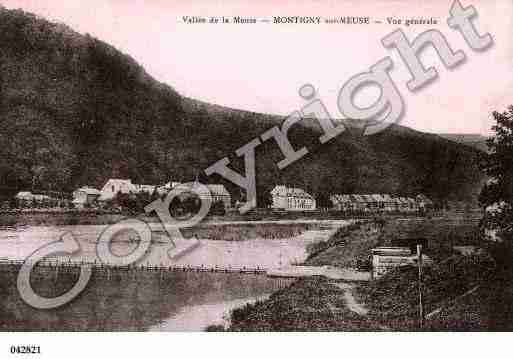 Ville de MONTIGNYSURMEUSE Carte postale ancienne