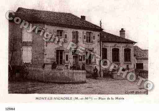 Ville de MONTLEVIGNOBLE Carte postale ancienne