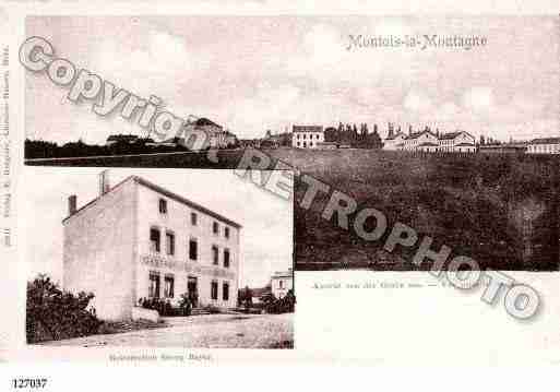 Ville de MONTOISLAMONTAGNE Carte postale ancienne