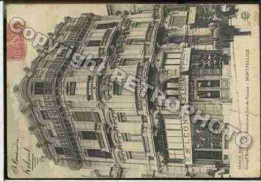 Ville de MONTPELLIER Carte postale ancienne