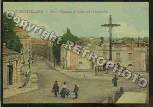 Ville de MONTPELLIER Carte postale ancienne