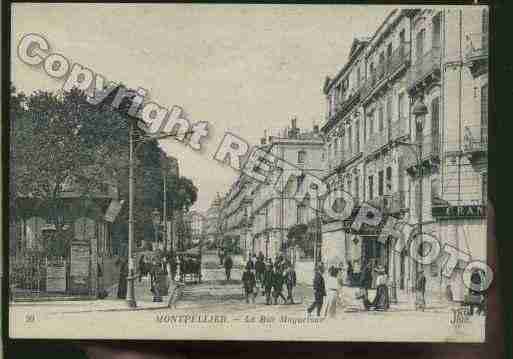 Ville de MONTPELLIER Carte postale ancienne