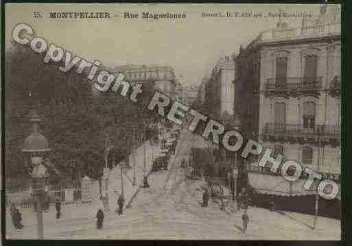 Ville de MONTPELLIER Carte postale ancienne