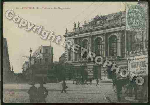 Ville de MONTPELLIER Carte postale ancienne