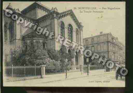 Ville de MONTPELLIER Carte postale ancienne