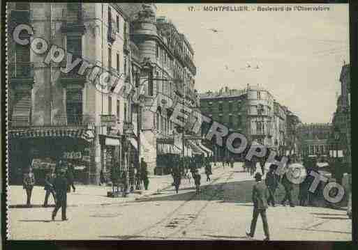 Ville de MONTPELLIER Carte postale ancienne