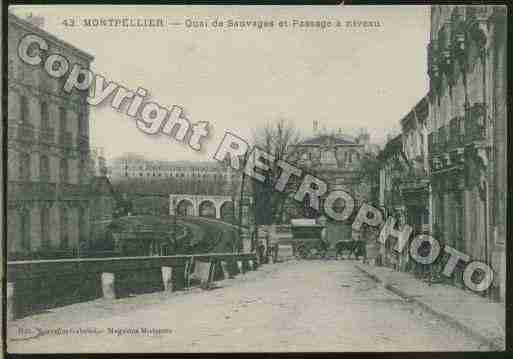 Ville de MONTPELLIER Carte postale ancienne