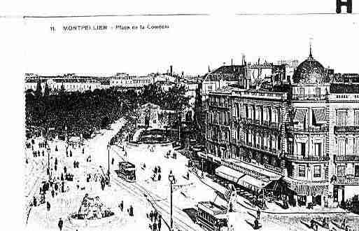 Ville de MONTPELLIER Carte postale ancienne
