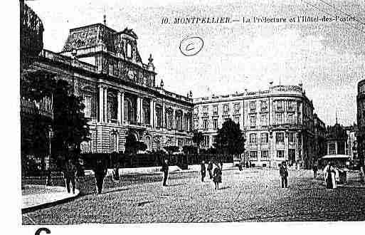 Ville de MONTPELLIER Carte postale ancienne