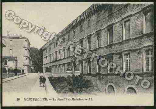 Ville de MONTPELLIER Carte postale ancienne