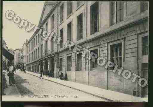 Ville de MONTPELLIER Carte postale ancienne
