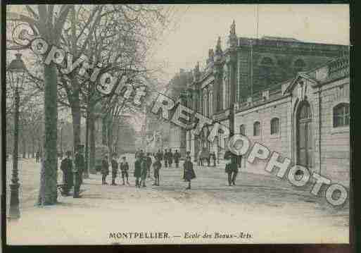 Ville de MONTPELLIER Carte postale ancienne