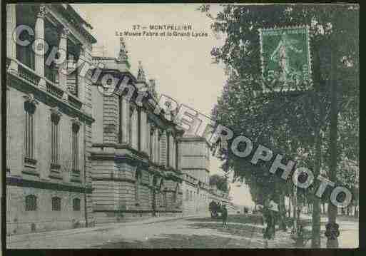 Ville de MONTPELLIER Carte postale ancienne