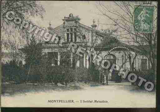 Ville de MONTPELLIER Carte postale ancienne