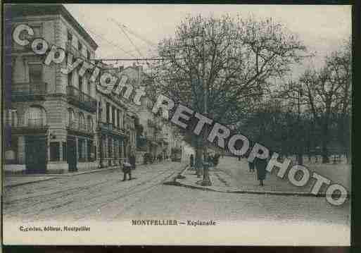 Ville de MONTPELLIER Carte postale ancienne Ville de MONTPELLIER Carte postale ancienne